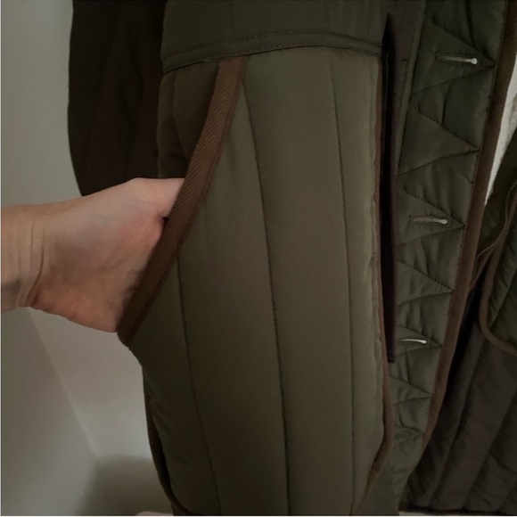 NWT Doen Coat, Dell long coat in Olive Grove, size XS. - Picture 9 of 11
